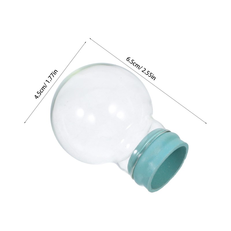 VALICLUD Empty Snow Globe Glass Replacement 45mm Dome Glass with