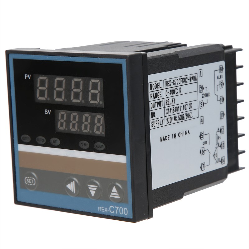 BERM PID Thermostat Digital Display Temperature Controller Switch 220V REX-C700FK02-M