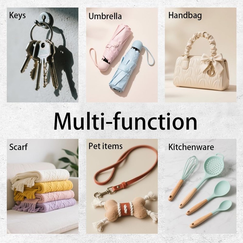 DELORIGIN Wildflowers Vases Key Holder Wall Mounted Display Wooden Key