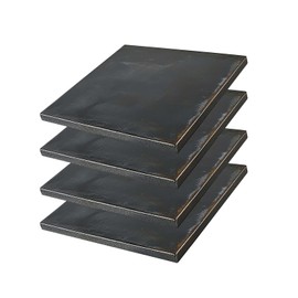 Steel Plate 4" x 4" x 1/4" - 4PCS A36 Hot Rolled Metal Steel 1/4 inch Plate Flat Steels Weldable Base Sheet for Metal Stock Welding