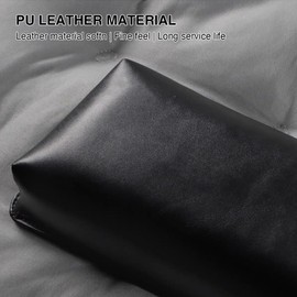 MIKOMAY Nail Arm rest,PU Leather,Soft High-Density Sponge Manicure Set-Experience Ultimate Comfort, Professional Hand Rest for Nail Techs,Includes Table Mat,Ideal for Professional Nail Salon(Black)