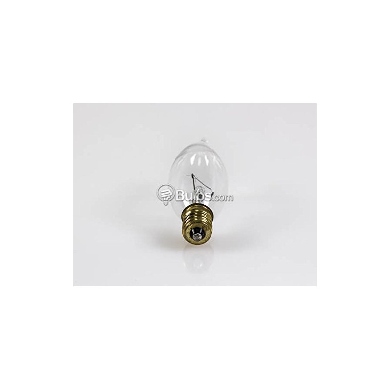 Bulbrite Incandescent CA8 Candelabra Screw Base (E12) Light Bulb, 25