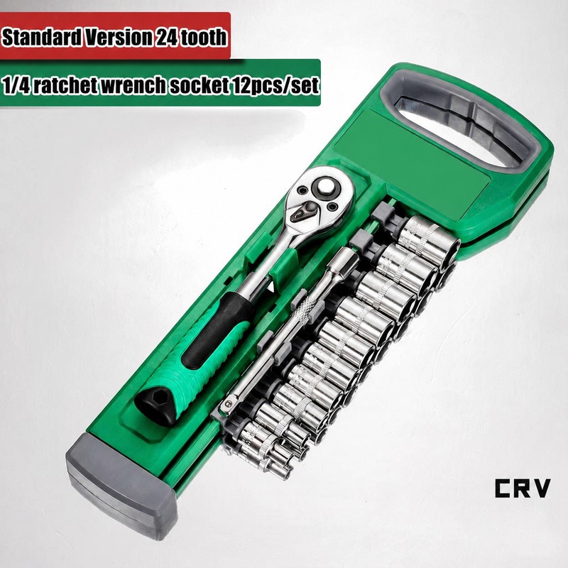 72-Tooth Ratchet Socket Set for Auto & Home Repair –