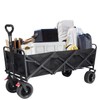 Beach Cart Large Capacity, Heavy Duty Folding Wagon Portable, Collapsible
