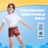 BAMBOO COOL Boys' Big Performance Boxer Briefs Breathable Moisture-Wicking Mesh