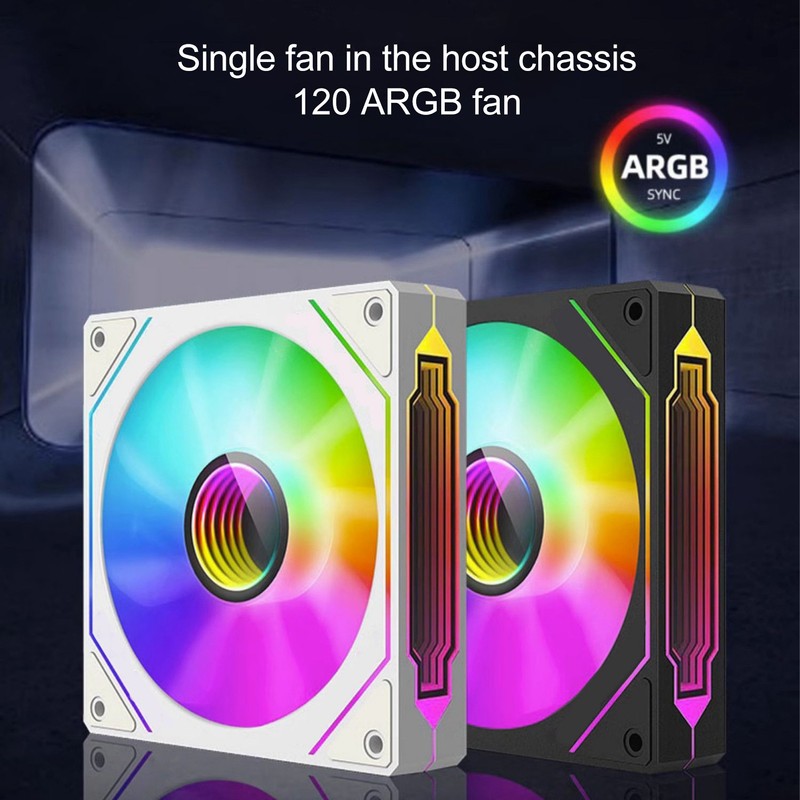 120mm ARGB PWM Case Fan 800 to 2000RPM 4pin PWM
