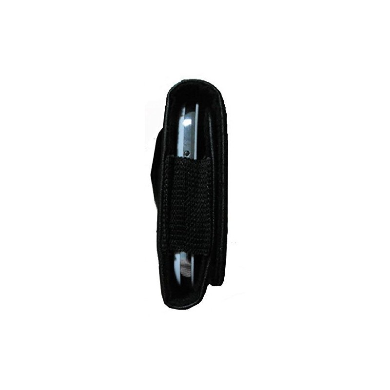 AQ Mobile Belt Case for Poco M4 Pro, Black Leather