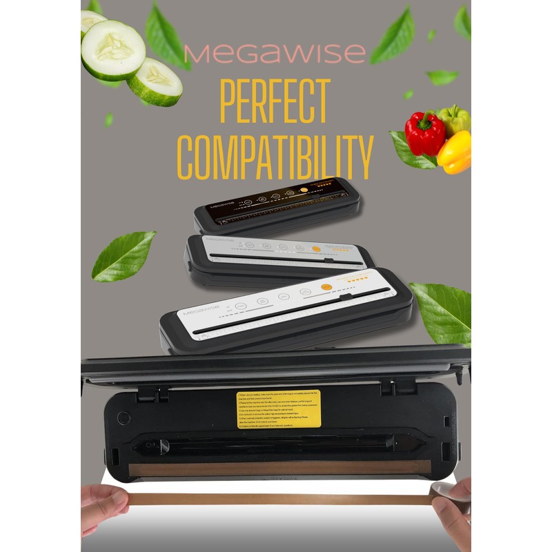 MegaWise Vacuum Sealer Replacement Sealing Strip – High-Quality Heat-Resistant Seal