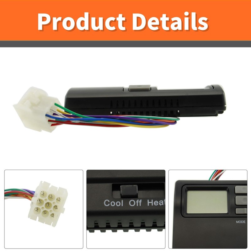 HLUCHY Digital Thermostat Replacement for Coleman 8330D3351 RV Heating Cooling