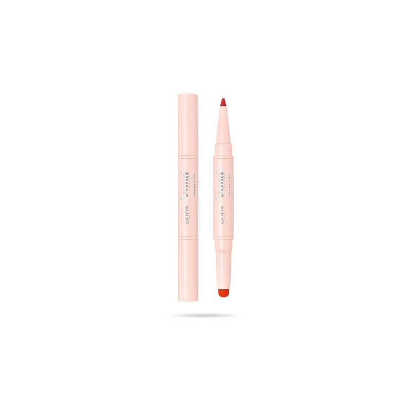 Vamp! Creamy Duo Contouring Lip Pencil and Shiny Lipstick -