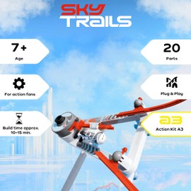 Sky Trails | Flip Rail | Construction toy for dynamic routes & action | Build your own adventure with exciting flip elements | 71971