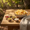 Xygobla 8Pcs Stainless Steel Sauce Cups Set
