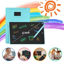 GUYUCOM Pack of 2 Children's Drawing Board 12 Inch Children's Toy from 2 3 4 5 6 Years Old Boy Girl, Writing Board, Painting Board, Children's Toy and Birthday Gifts