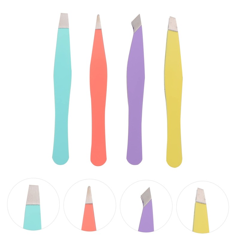 GLEAVI 4pcs Mini Eyebrow Clip Beading Tools Nails Supplies Women’s