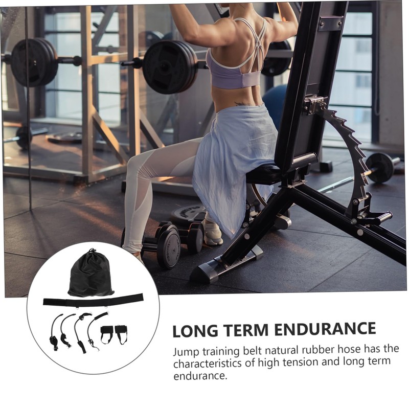 Kisangel 1set Vertical Jump Trainer Resistance Bands for Leg Strength