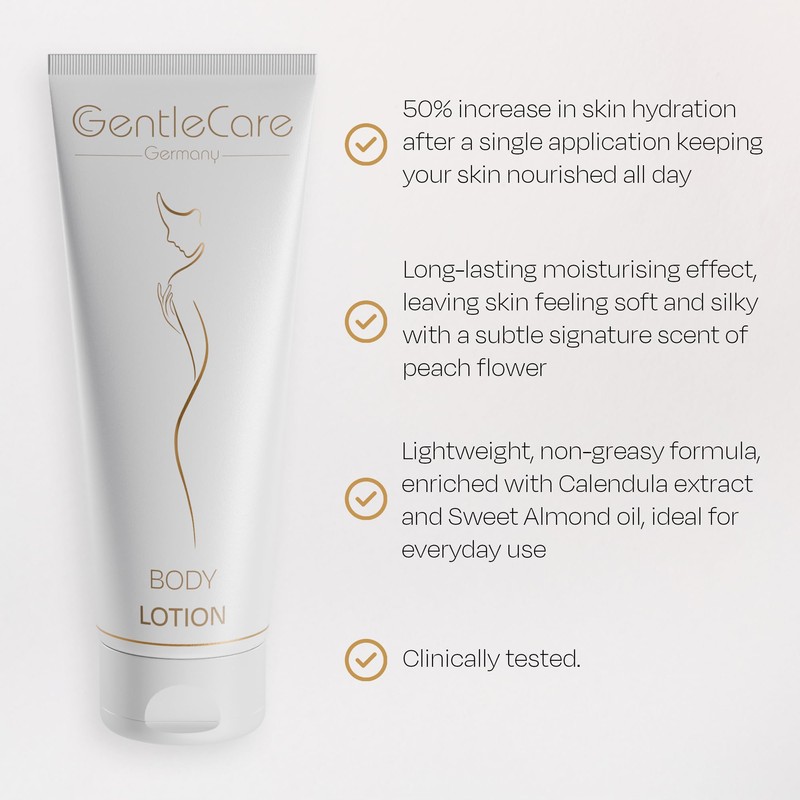 GentleCare Body Lotion - Non-greasy Lightweight Formula for Daily Use