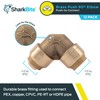SharkBite 1/2 Inch 90 Degree Elbow, Pack of 12, Push
