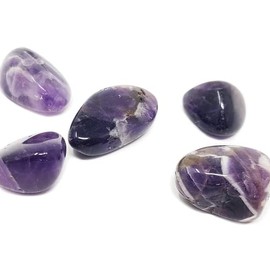 Essenciales Natrlicher Amethyst mit spirituellen Eigenschaften - Set mit 4 polierten natrlichen Steinen von gro?er Sch?nheit, die dir helfen werden, Stress abzubauen