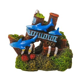 Blue Ribbon Pet Products, Inc. Exotic Environments® Shark Shipwreck