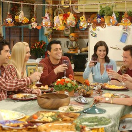 Leonshco Pack of 24 Autumn Decoration Hanging Wooden Pendants Autumn Decoration Gnome Figures Maple Leaf Pumpkin Decoration Painted Wood Decoration Hanger with Rope Thanksgiving Christmas Decoration