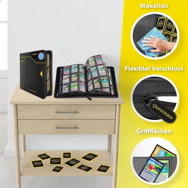 Questmate TCG Verzamelmap Dex - Opbergmap voor 360 Kaarten -
