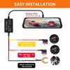 Dash Cam Hardwire Kit Rubber Metal for Mirror Cam GPS