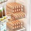 Double-drawer Refrigerator Egg Storage Box Can Keep Eggs Fresh Transparent