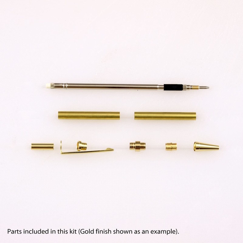 Legacy Woodturning, Slimline Pencil Kit - Gold, 20 Pack