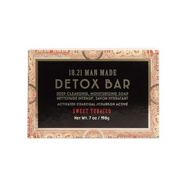 18.21 Man Made Jabón Desintoxicante en Barra Sweet Tobacco y Carbón 198 gr