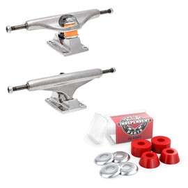Independent Skateboard Trucks and Bushings Kit 159 Stage 11 Std + Cylinder Soft 88a Red
