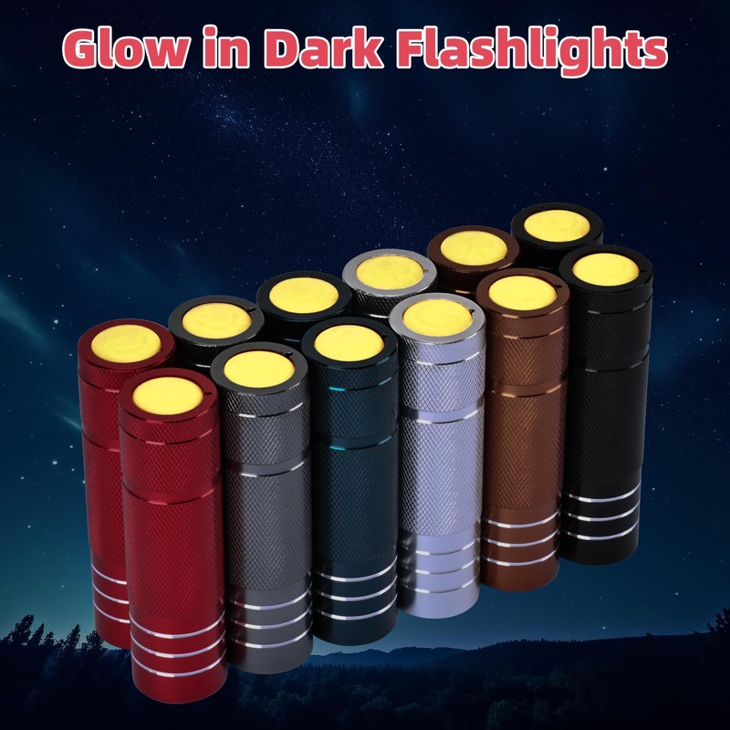 yikosam 30-Pack Super Bright Mini Flashlight, 1W Aluminum Flashlights Bulk