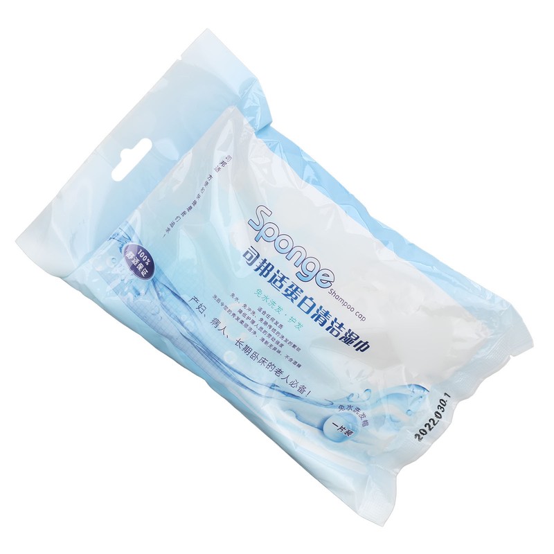 Water Free Shampoo Cap Soothing Comfortable Protein Cleaning Rinse Free
