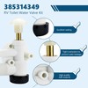 BOVZOR RV Toilet Water Valve Replacement Kit - Durable Anti-Leak