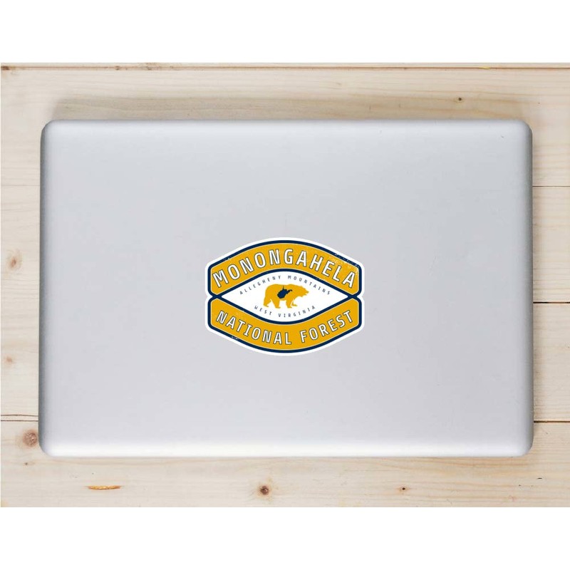 U.S. Custom Stickers Monongahela National Forest WV Sticker 5 Inch