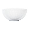 IBWell White Metal Mesh Double-layer Fruit Basket, Large Round Storage
