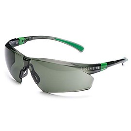 Univet 506U.04.04.05"No.506U Safety Goggles with G15 Glass, Black/Green