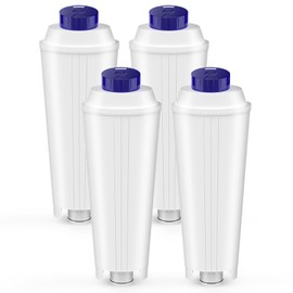 Pack of 4 Water Filters for Delonghi DLSC002 - isinlive Water Filter Cartridges TÜV NSF Certified Coffee Filter Compatible with Delonghi Coffee Machines ECAM, ESAM, ETAM, EPAM, BCO, EC Series
