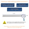 Awoco 2 Pcs Type E-LED UV Tube PL-36L/BL 13 W