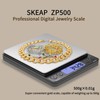 SKEAP Digital Jewelry Scale – 500g x 0.01g Precision Gold