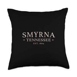 Smyrna Tennessee - Simple Smyrna TN Throw Pillow