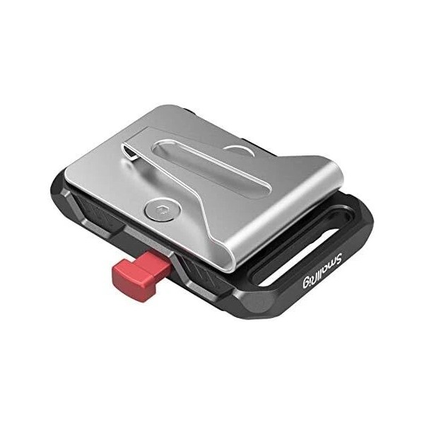 As shown Compact V-Lock Battery Plate with Belt Clip for