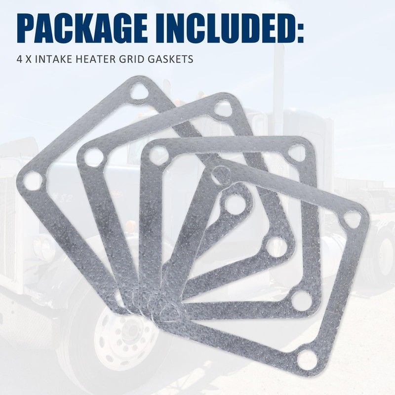 4 Pcs AP0058 3969988 Intake Heater Grid Gasket Set Fit