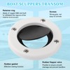 OJP 3876-3 Boat Self-Bailing Cockpit Mounted Scupper Valve Kit, 2-7/8-inch