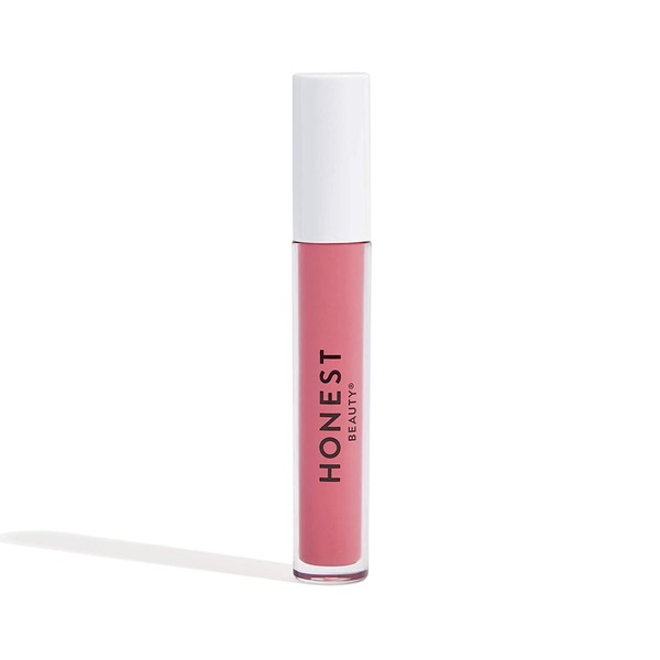 Honest Beauty Liquid Lipstick, Forever | Vegan | Hydrating All-Day Wear & Flex Feel | Synthetic Film Formers Free, Silicone Free, Cruelty Free | 0.12 fl. oz.