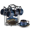 YHOSSEUN Espresso Cups Set of 6, 4 OZ Expresso Shots