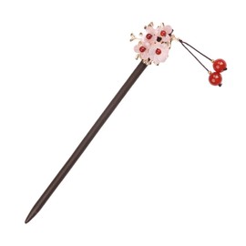 PACKOVE 1Pc Vintage Flower Hairpin Antique Decorative Hair Accessory for Women Updo Bun Headdress Elegant Chinese Style Hair Clasp for Weddings and Parties