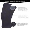 Doc Ortho Compression Knee Sleeve, Breathable Pull-On Support, Pair