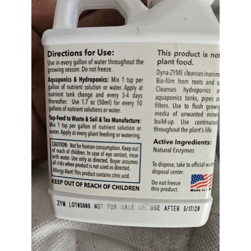 dynagro Dyna-Gro Dyna-Zyme Enzyme Cleanser 8 Oz