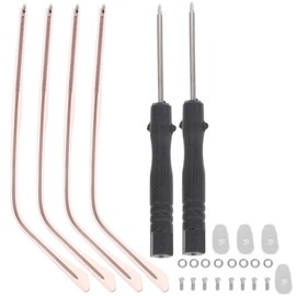 Operitacx Crystal Lenses 2 Sets Glasses Replacement Temples Glasses Leg Screw Nose Pad for Glasses Sunglasses Glasses Repair Kit Universal Glasses Replacement Over Glasses Sunglasses