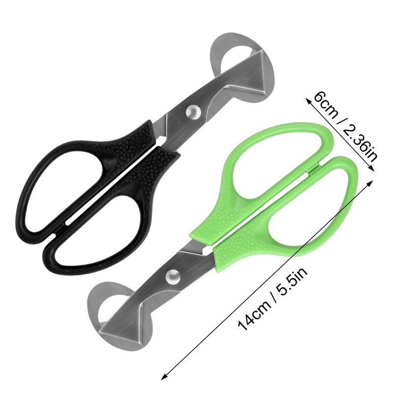 YILANJIN 2PCS Quail Egg Scissors, Anti-Rust Quail Eggs Opener, Shell